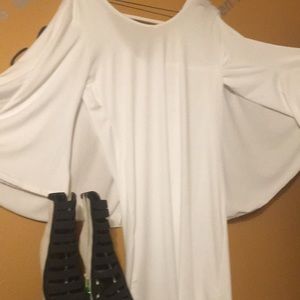 Summer breeze white dress.